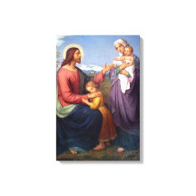 Jesus välsignar Religiösan Barn