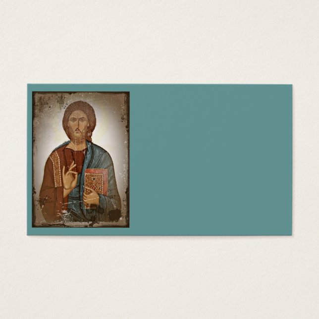 Jesus välsignelse visitkort (Framsidan)