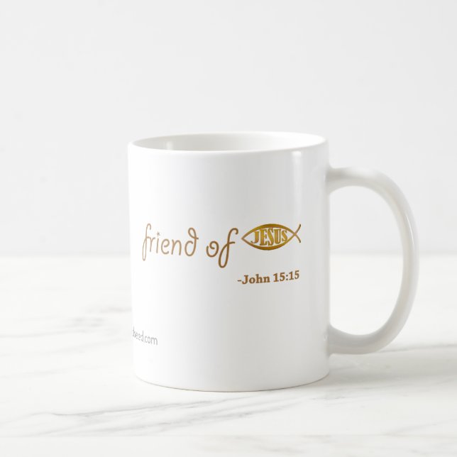 Jesus vän kaffemugg (Höger)