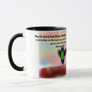 Jesus vandrande mugg