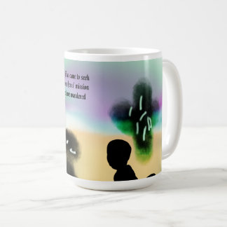 Jesus vandrar med oss kaffemugg