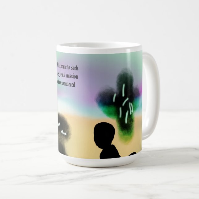 Jesus vandrar med oss  kaffemugg (Framsida höger)