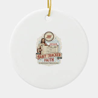 Jesus Vanebildande Spårare Tro Jesus Vanebildande  Julgransprydnad Keramik