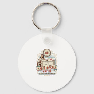 Jesus Vanebildande Spårare Tro Jesus Vanebildande Nyckelring