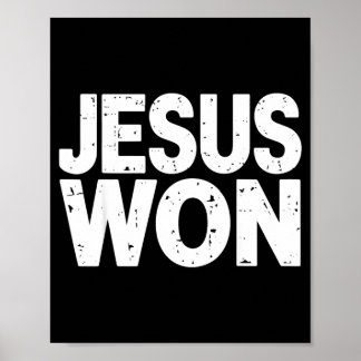 Jesus Vann Kristen Tro Religiös Poster