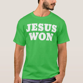 Jesus vann retro-gåva t shirt