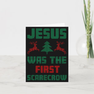 Jesus Var Den Första Ecrow Fula Tröja Stil  Kort