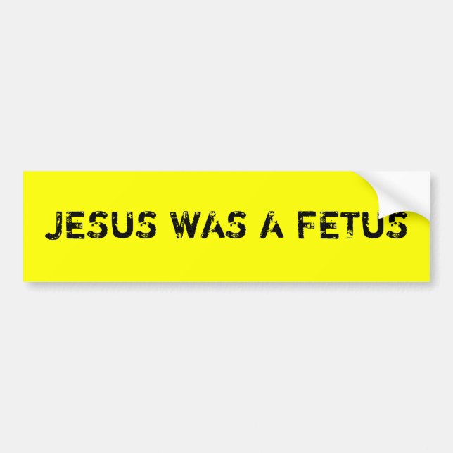 Jesus var en fosterbildekal bildekal (Framsidan)