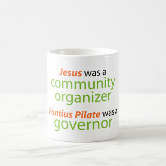 Jesus var en gemenskaporganisatör kaffemugg