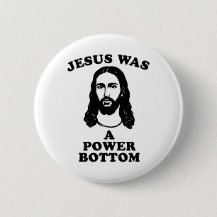 Jesus Var En Kraftfull Botten Rolig Pride Jul Gag Knapp