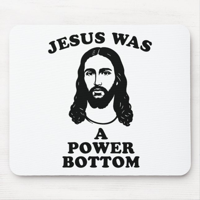Jesus Var En Kraftfull Botten Rolig Pride Jul Gag Musmatta (Framsidan)