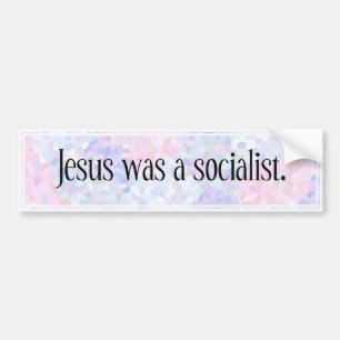 Jesus var en socialist: bildekal