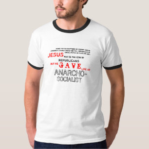 Jesus var en SOCIALIST! Del mig T Shirt