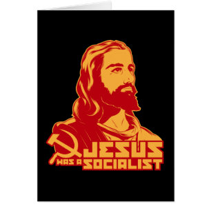 Jesus var en socialist hälsningskort