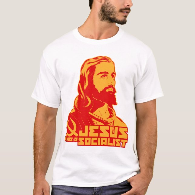 Jesus var en socialist t shirt (Framsida)