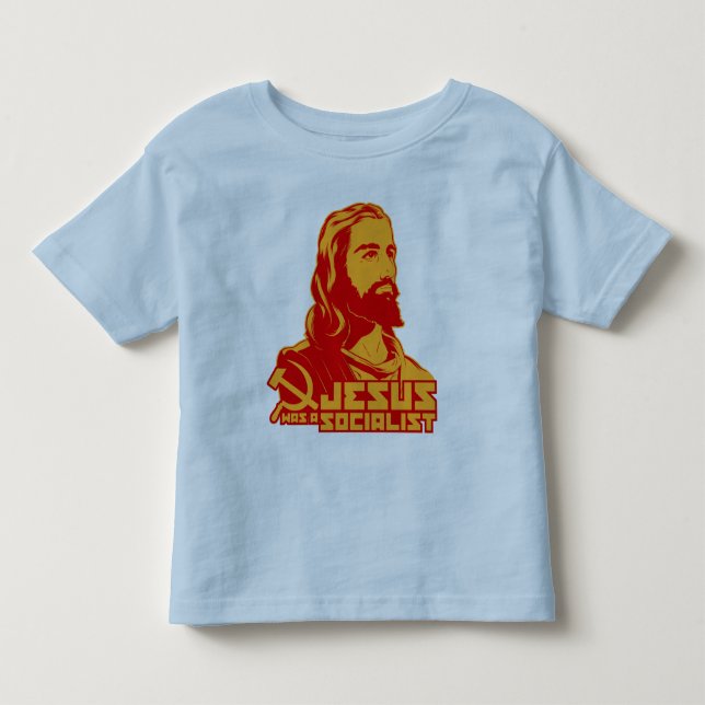 Jesus var en socialist t-shirt (Framsida)