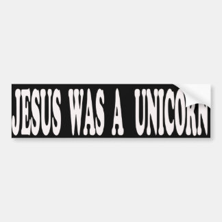 Jesus var en Unicornbildekal Bildekal