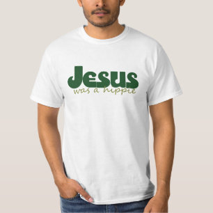Jesus var hippie tee shirt