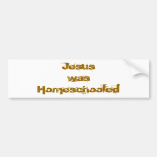 Jesus var Homeschooled Bildekal