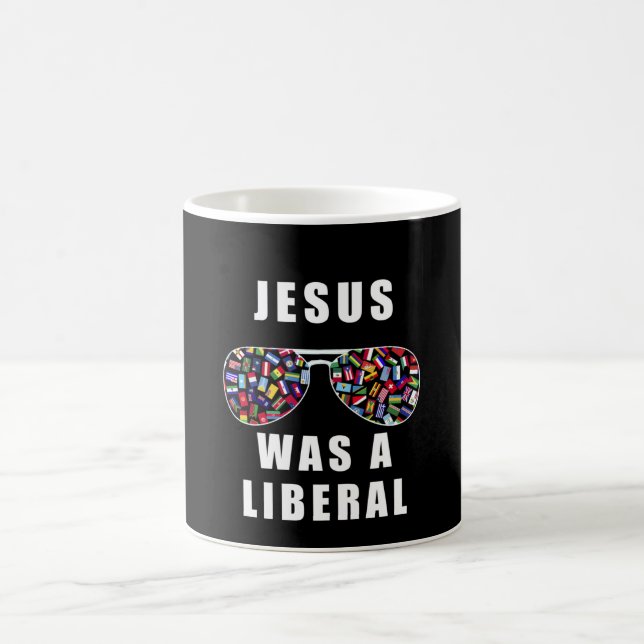Jesus var liberal kaffemugg (Center)