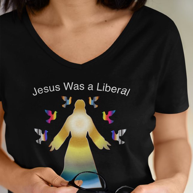 Jesus var liberal Personlig T Shirt (Skapare uppladdad)