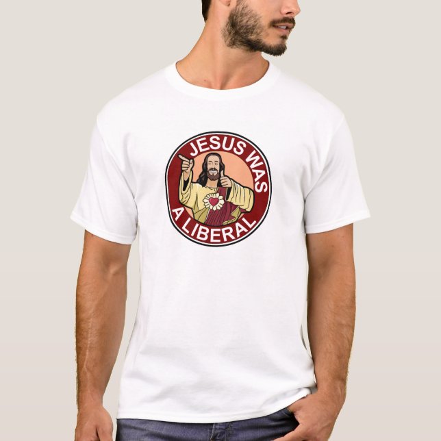 Jesus var liberal T-Shirt (Framsida)