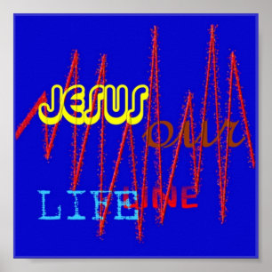 JESUS vår Life LINE Poster