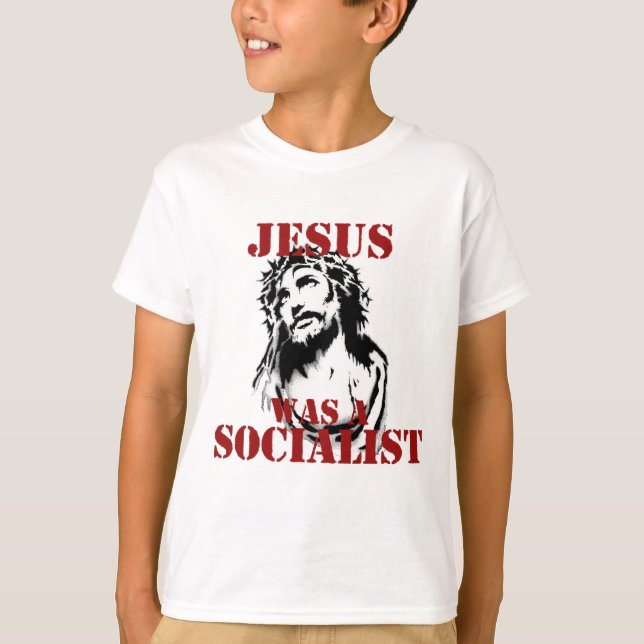 Jesus var socialist t shirt (Framsida)