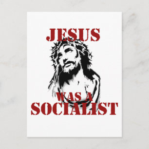 Jesus var socialist vykort