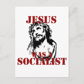 Jesus var socialist vykort