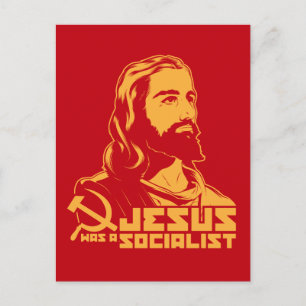 Jesus var socialist vykort