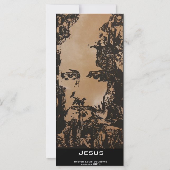 "Jesus" värdebokmärke (Framsida)