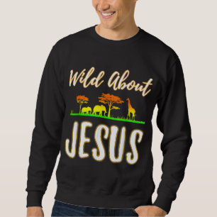 Jesus VBS Manar Vild Women Kids om Jesus Christia Lång Ärmad Tröja