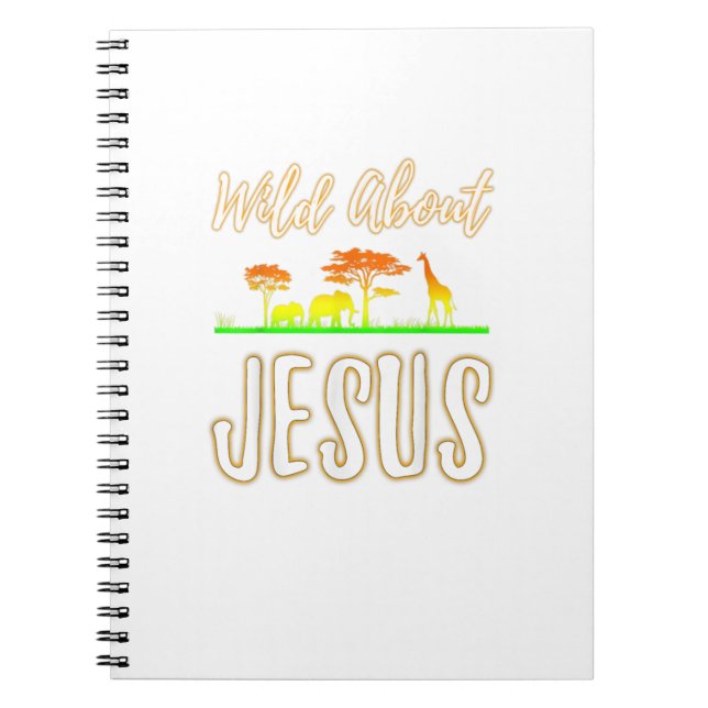 Jesus Vbs Manar Women Kids Vild om Jesus Christia Anteckningsbok (Framsidan)