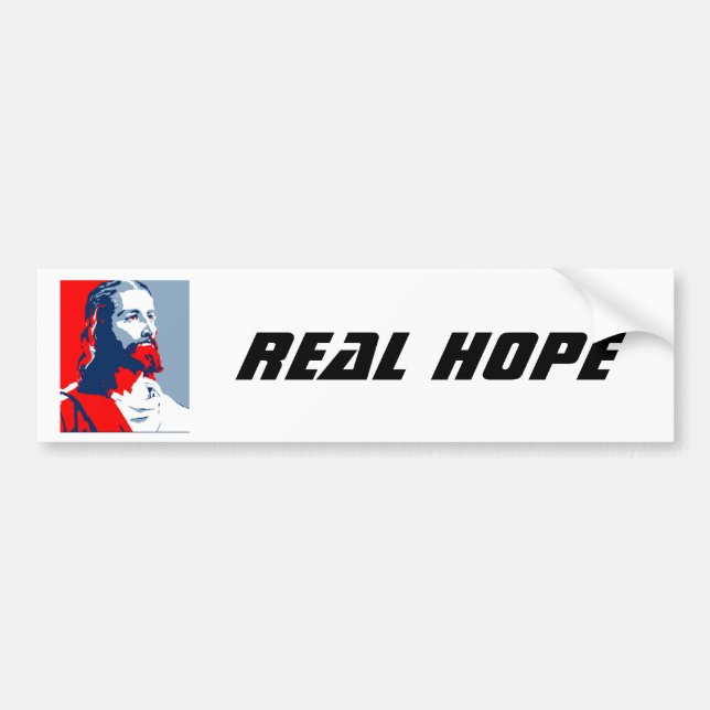 Jesus verkligt hopp bildekal (Framsidan)