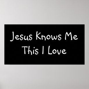 Jesus vet att jag detta mig älskar - Custo…, - Poster