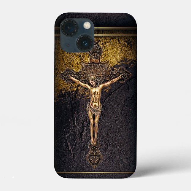 JESUS vid kor iphone case (Baksida)