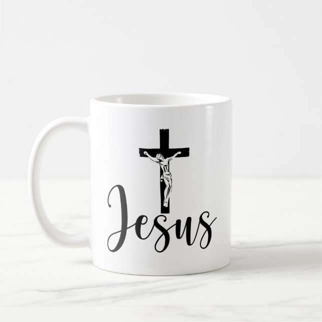 Jesus vid Kor Kaffemugg (Vänster)