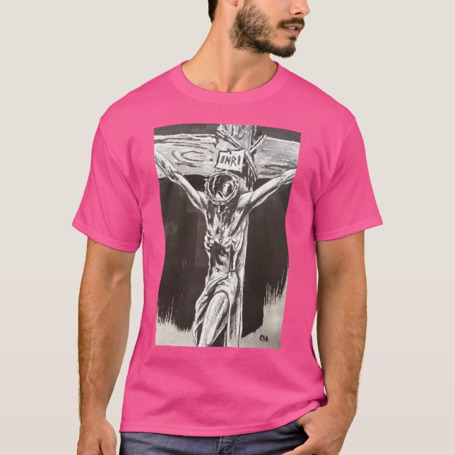 Jesus vid Kor T Shirt (Framsida)