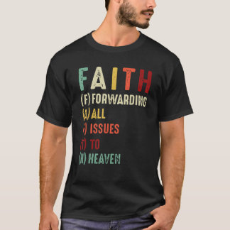 Jesus vidarebefordrar alla frågor till himmelriste t shirt
