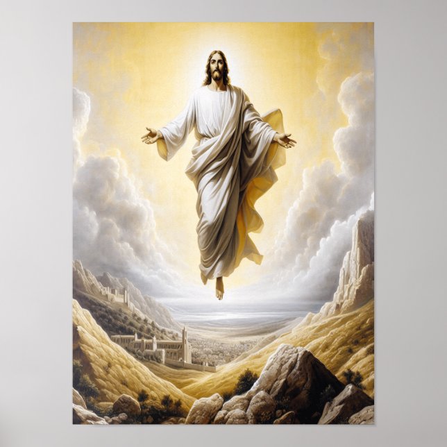 Jesus viktorious vid himlens Grind Poster (Framsidan)