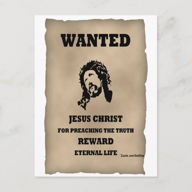 Jesus ville Poster Vykort (Framsida)