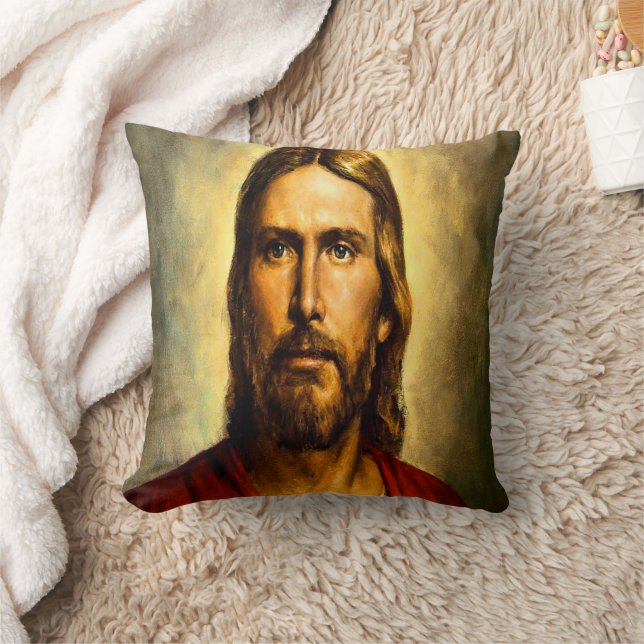Jesus Vintage Pillow Kudde (Filt)
