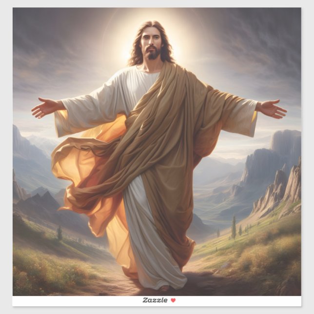 Jesus Vinyl Sticker Klistermärken (Ark)