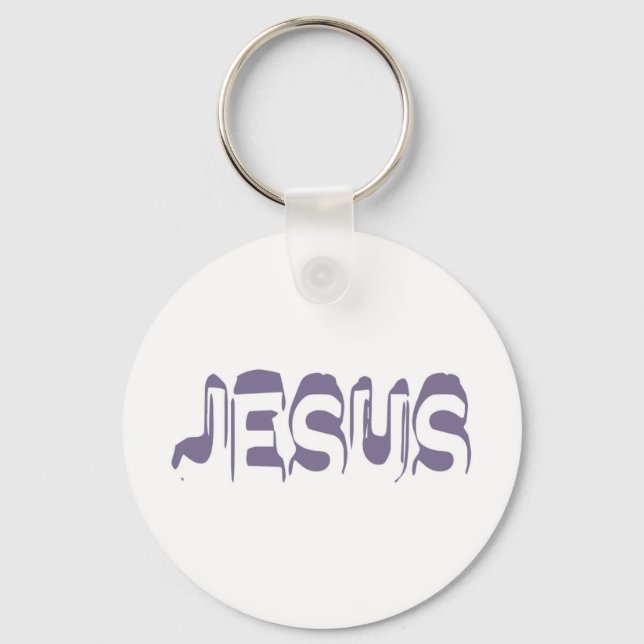 Jesus Violet Nyckelring (Framsida)