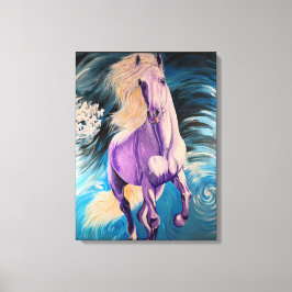 Jesus Vita häst-avslöjande 19:11 Canvastryck