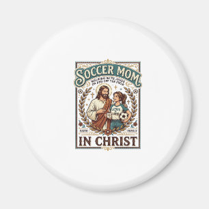Jesus Volleyboll Softboll Fotboll Vintage Tröja Ch Magnet