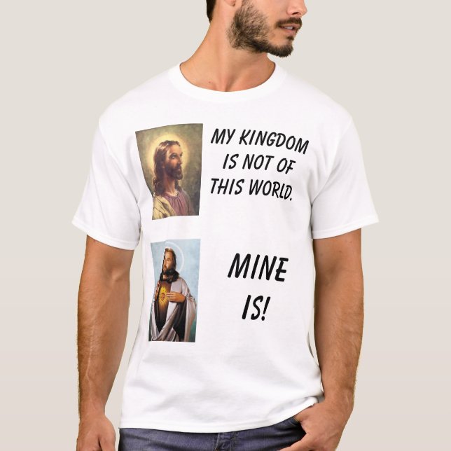 Jesus vs. Bush Tee Shirt (Framsida)