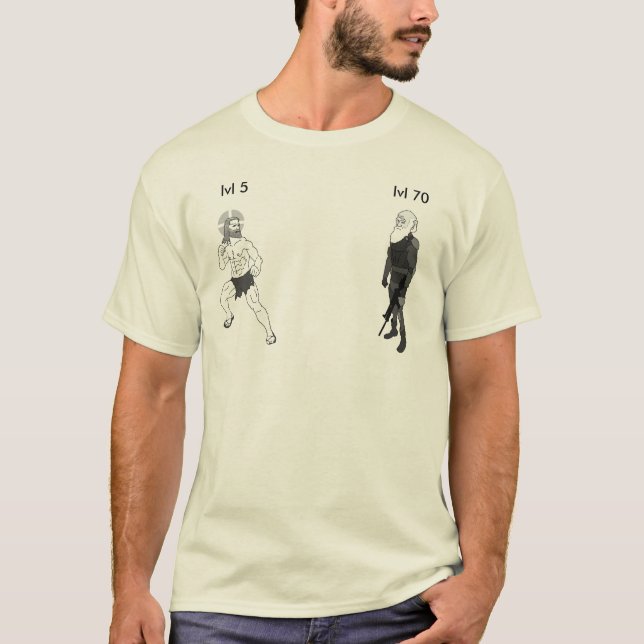 Jesus Vs. Darwin T-shirt (Framsida)