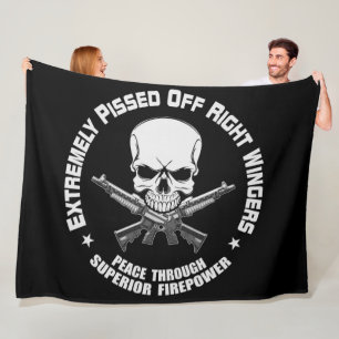 JESUS VS DJÄVULEN Fleece Blanket